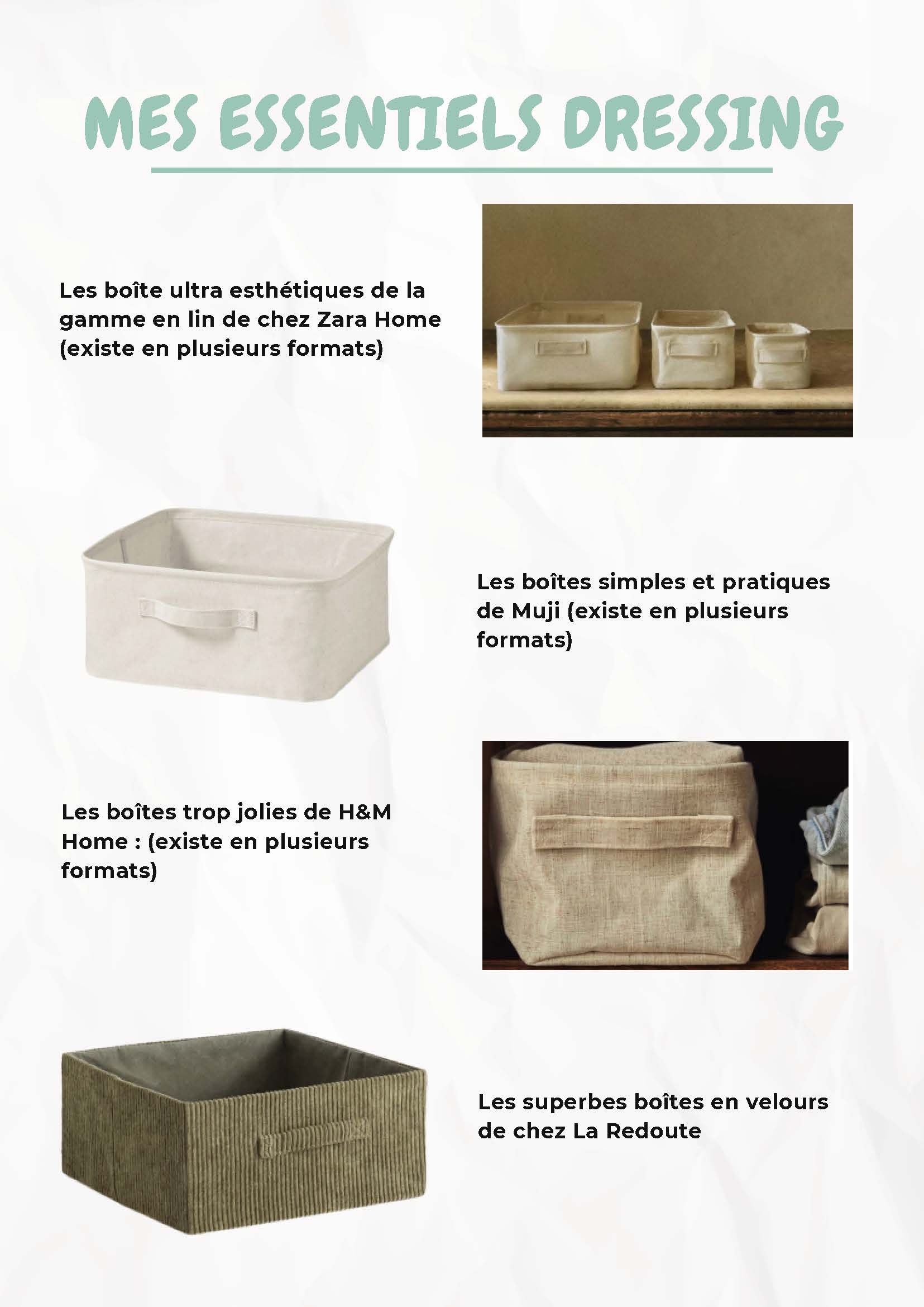 Contenu e-book dressing